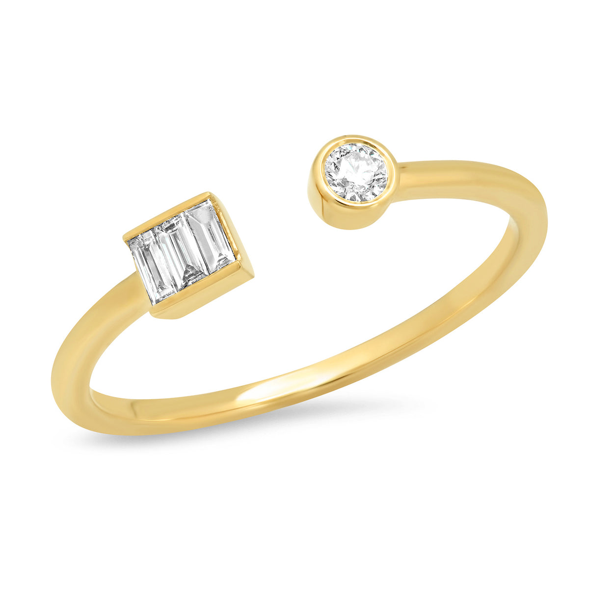 Solar Baguette Ring – Gummae Jewelry